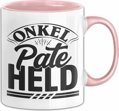 Produktbild von Patenonkel Tasse Geschenk Onkel Pate Held (Rosa)