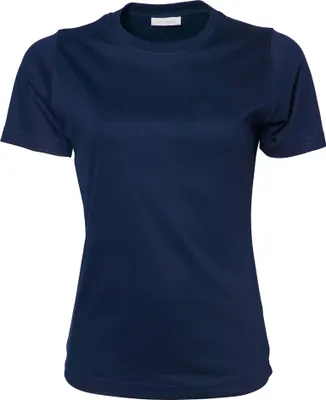 Produktbild von Tee Jays 580 | Ladies Interlock Damen T-Shirt - Farbe: Navy - Größe: M