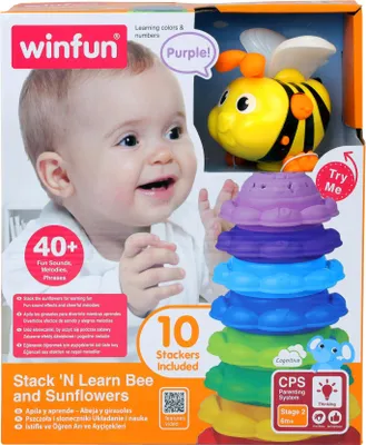 Image de WINFUN Stack 'N Learn Abeille et Tournesols