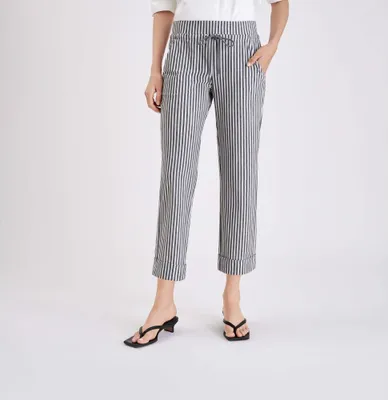 Produktbild von MAC EASY CULOTTE light grey stripe 3084-00-0169 037S W38 L24