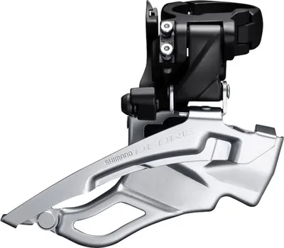 Image de SHIMANO FD-T6000-H3 dérailleur 'Deore', 3x10 vitesses, collier 34,9 mm, Down Swing, Dual Pull, 63-66°, High-Clamp, noir/argenté