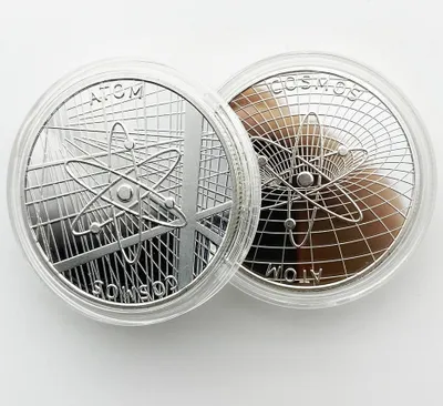 Zdjęcie produktu dla Moneta Atom Cosmos - Srebrna dekoracyjna moneta KP13451