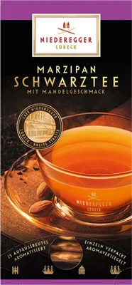 Image de Niederegger - Marzipan Schwarztee (25x7,5g paquet)