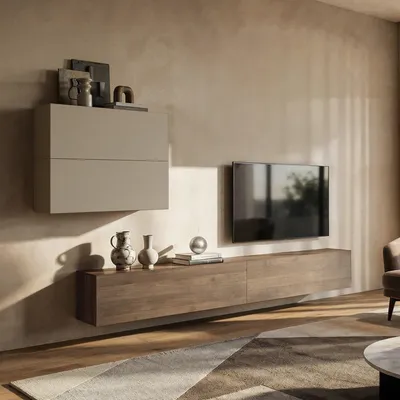 Produktbild von Suisio - Wandregal, Beige, 4 Böden