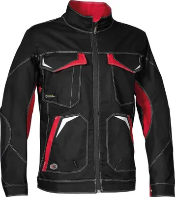 Produktbild von Profi Arbeitsjacke Cofra ABRANTES schwarz/rot 60