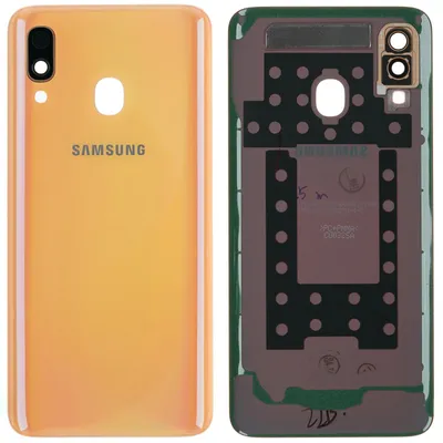 Produktbild von Samsung Galaxy A40 (SM-A405F) Backcover + Kameraglas + Kleber (Coral), Rot