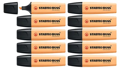 Zdjęcie produktu dla Stabilo - Marker Boss 70/125 Pastel Oranje | 1 sztuka | 500 sztuk