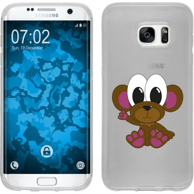 Produktbild von PhoneNatic Case kompatibel mit Samsung Galaxy S7 Edge Silikon-Hülle Cutiemals M3