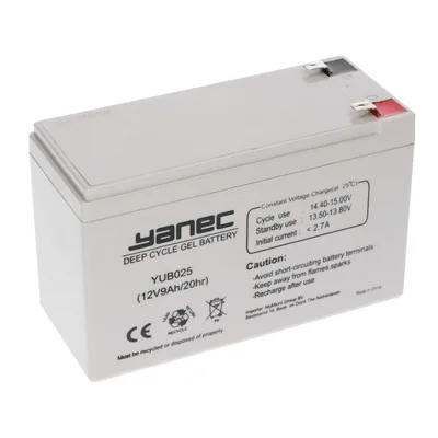 Image de Yanec -Gel -Batterie 12V 9AH
