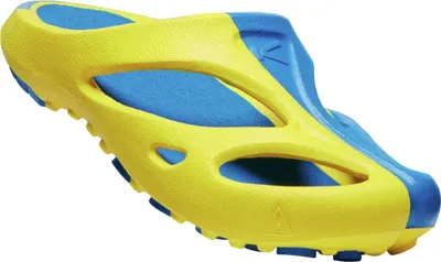 Produktbild von Keen Shanti Arts Damen-Sport-Flip-Flops, gelb-blau, aus Schaumstoff, Größe 39,5