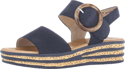 Produktbild von Gabor Damen Sandalen 44.550.16 Soft Nubuk  Blau Gr.39