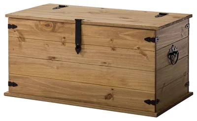 Produktbild von home24 Massivholztruhe - Kiefer Massiv