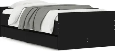 Imagen del producto de Estructura de cama con cajones, color , 90x190 cm