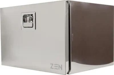 Produktbild von DAKEN ZEN Z13 Edelstahl Staukasten poliert 600x400x500mm 108L Werkzeugkasten LKW Anhänger Unterflurbox