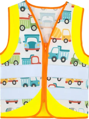 Immagine prodotto di Gilet ad alta visibilità per bambini Action Line CO2 Neutro "Vehicle Fun" - Korntex Giallo XXS