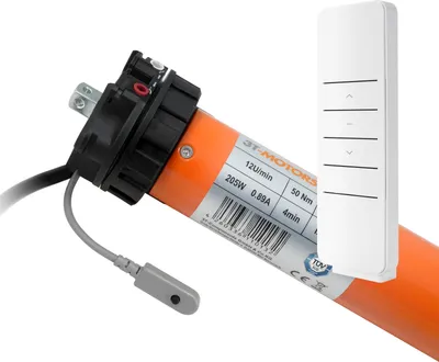 Produktbild von 3T Funk-Markisenmotor 50Nm inkl. Adaptersatz + Handsender HSZ1 Typ: 3T45-50RX / 70 mm rund