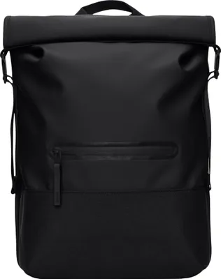 Produktbild von Rains Trail Rolltop Backpack W3 schwarz