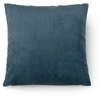 Produktbild von Kissenhülle - 50 x 50 cm - Dunkelblau - Polyester - Feincordoptik - mit Reißverschluss