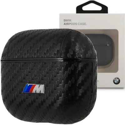 Produktbild von BMW BMA3WMPUCA AirPods 3 Abdeckung schwarz PolyurethanCarbon M Kollektion