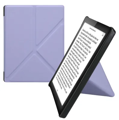 Produktbild von kwmobile Schutzhülle für Kobo Aura Edition 1 Hülle - Kunstleder Case - eReader Klapphülle mit Auto Sleep Funktion - Cover mit Ständer - Lavendel
