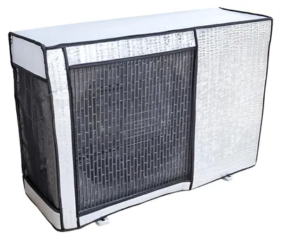 Produktbild von Die Außenhaube der Klimaanlage ist wasserdicht, sonnendicht und wärmeisolierend. Die Stiefel aus Aluminiumfolie nehmen den klimatisierten Raummantel nicht auf.