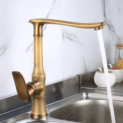 Image de Robinet de cuisine ancien - Avec un seul levier