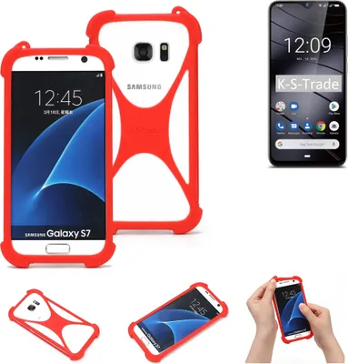 Produktbild von K-S-Trade Handy-Hülle kompatibel mit Gigaset GS290 Schutz-Hülle Bumper Silikon Schutz Hülle Cover Case Silikoncase Silikonbumper TPU Softcase