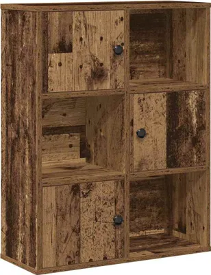 Produktbild von vidaXL Bücherregal Altholz-Optik 60x24x76,5 cm Holzwerkstoff