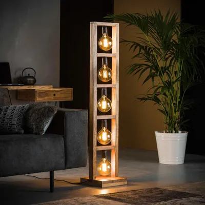 Produktbild von Stehleuchte Zillerbach Höhe 135 Cm Fünfflammig Stehlampe Lampe Leuchte Spot