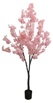 Obrázok produktu pre Umelé čerešňové kvety - Umelý strom s kvetmi - Rastlina Sakura - Dekoratívne kvety - Umelé kvety - Výška 180 cm