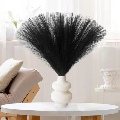Produktbild von Pampasgras, 30 Stück - Künstliche Gräser, 55 cm - Dekorative Gräser - Boho-Dekoration für den Wohnbereich - Füllmaterial für Vasen - Wartungsfrei - Dekorative Gräser