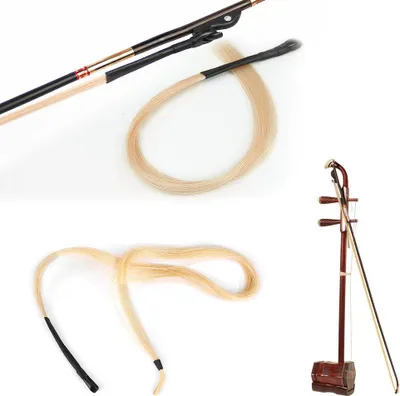 Zdjęcie produktu dla BY304 Trwałe włosie ze skrzypu Erhu Włosie do smyczka Akcesoria do instrumentów skrzypce altówka wiolonczela