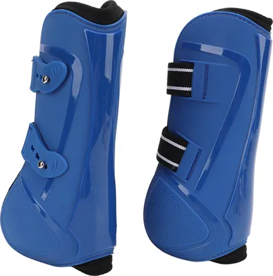Immagine prodotto di Stivali di sostegno per l'avambraccio del cavallo Protezione inPoliuretano+ neoprene per l'allenamento del salto (blu M)