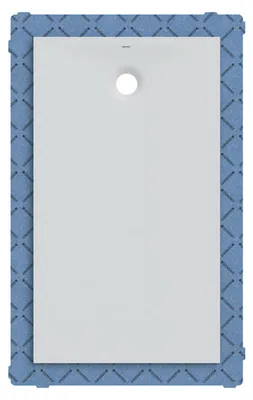Immagine prodotto di Geberit receveur de douche rectangulaire Olona 80x140 cm, hauteur 4 cm, écoulement derrière au centre, blanc/ mat, 550.918.00.1, 550.918.00.1