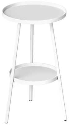 Image de Table d'extérieur, structure métallique, usage polyvalent, BLANC