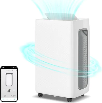 Produktbild von Bettizia Luftentfeuchter - WIFI - 26 L / Tag, 4,5L Behälter, bis 30 m², elektrisch, Wassertank, 24H Timer, Auto-Modus - Raumentfeuch Entfeuchtungsleistung