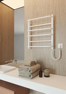 Immagine prodotto di ELNA Cascade Lux 6 Termosifone elettrico da bagno 125W 610x530 mm bianco