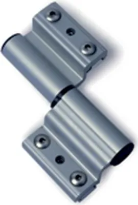 Zdjęcie produktu dla Szary aluminiowy zawias zaciskowy 5511I 05 FAPIM do ciężkich drzwi - 5511I-05