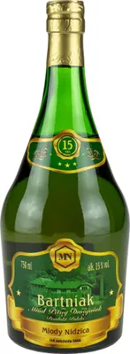 Produktbild von Bartniak Dwojniak Honig (Halber) 0,75L | Met Honigwein Metwein Honigmet | 750 ml | 15% Alkohol | Miody Nidzica | Geschenkidee | 18+