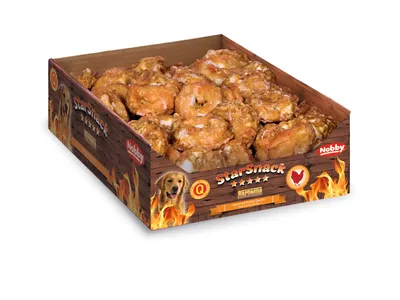 Obrázok produktu pre Nobby StarSnack Barbecue Chicken Donut S Display 80 St, cca 5,0 cm, 25 g