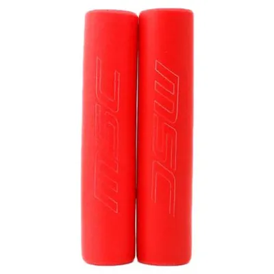Zdjęcie produktu dla Msc Ergonomic Silicone Grips Red 32 / 130 mm
