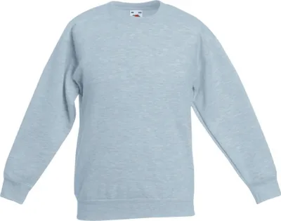 Immagine prodotto di Fruit Of The Loom Bambini Pullover Premium 70/30 RW3304 (3/4 anni) (grigio chiaro)