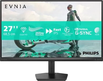 Produktbild von Philips Evnia 3000 27M2N3800A/00, 68,6 cm (27"), 3840 x 2160 Pixel, 4K Ultra HD, LCD, 1 ms, Schwarz