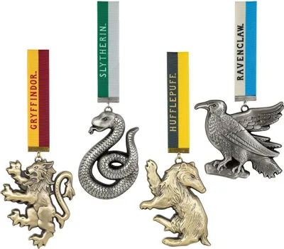 Produktbild von Harry Potter Hogwarts Haus Maskottchen Ornamente als Christbaumschmuck