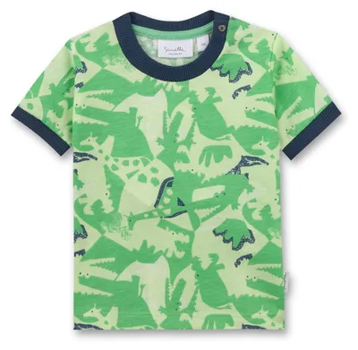 Produktbild von Sanetta Kidswear Jungen T-Shirt grün Tiere 62
