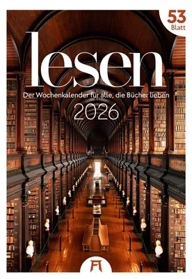 Zdjęcie produktu dla Kalendarz literacki na rok 2026 - 53 ilustracje - format 29x42 cm
