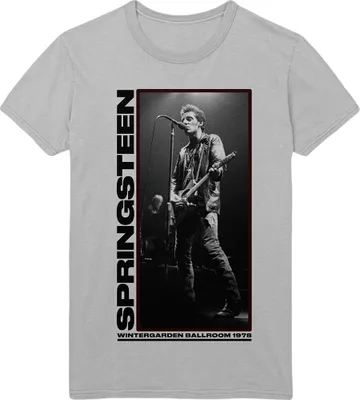 Produktbild von Bruce Springsteen Wintergarden Photo Grey L T-Shirt