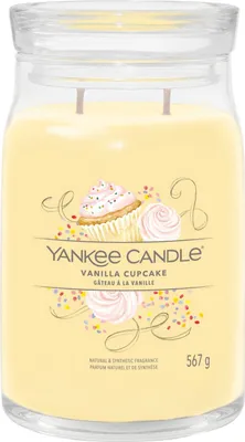 Produktbild von Yankee Candle - Yankee Candle Vanilla Cupcake Signature Kerze - Duftkerze 567.0g