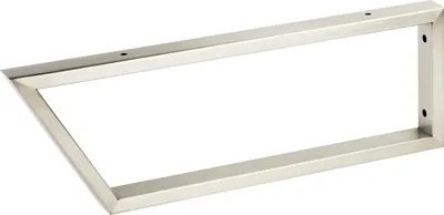 Produktbild von Waschtischkonsole vorne schräg TWK500 500 x 150 mm Edelstahl gebürstet