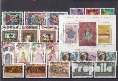 Produktbild von Briefmarken Liechtenstein 1985 1985 gestempelt